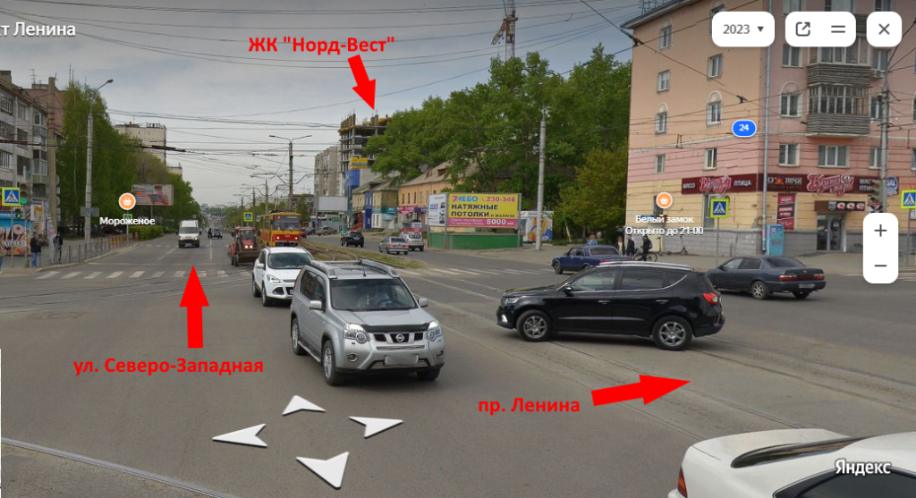 Расположение строящегося ЖК "Норд-Вест"