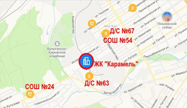 ЖК Карамель. Детские образовательные учреждения
