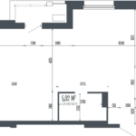 ЖК Opera Residence 3-комнатная студия 83,37 м