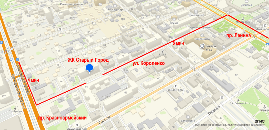 ЖК Старый Город. Транспортная доступность