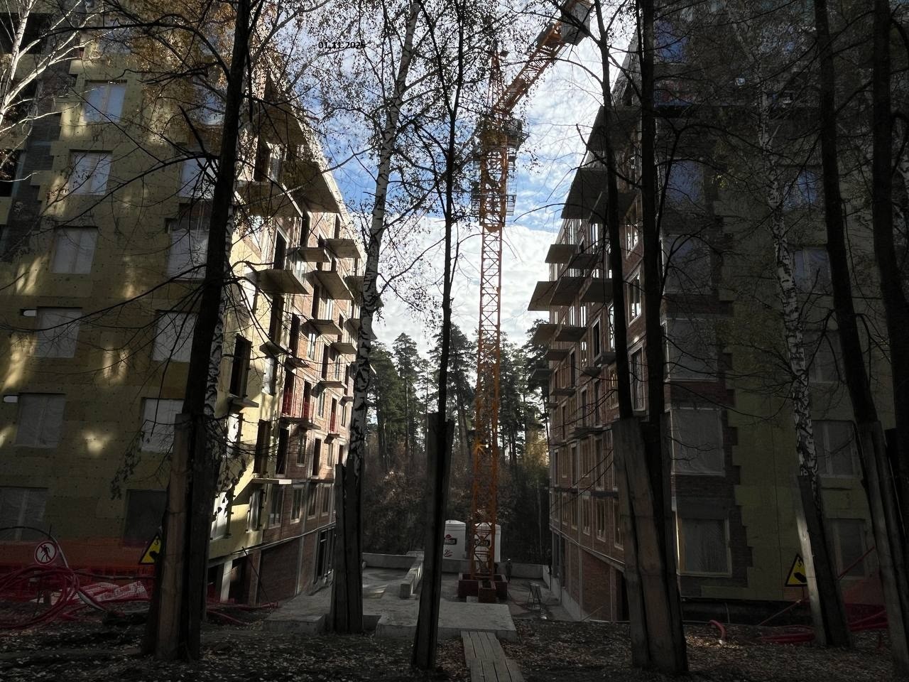 ЖК Вышка. Ход строительства. Корпус № 1. Ноябрь 2025 г