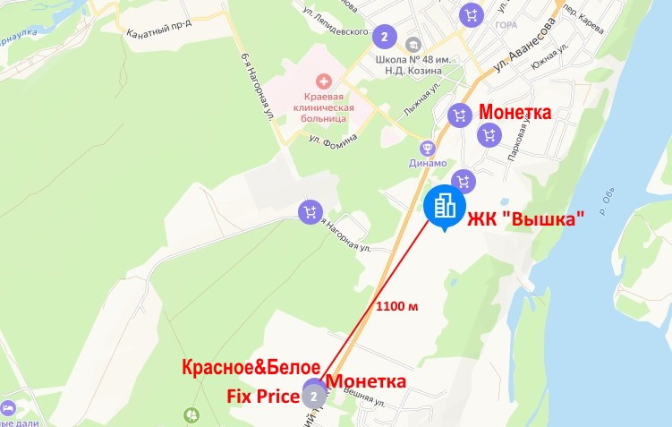 ЖК Вышка. Магазины