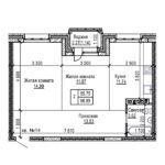 ЖК "Реновация". 2-комнатные квартиры 56 м²
