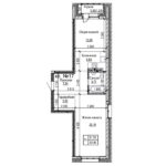 ЖК "Реновация". 2-комнатные студии 52 м²