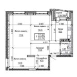 ЖК "Реновация". 3-комнатные квартиры 72 м² с лоджией