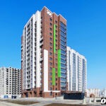 ЖК "Ёлочки". Ход строительства. Ул. Христенко, 3. Фото апрель 2024 г.
