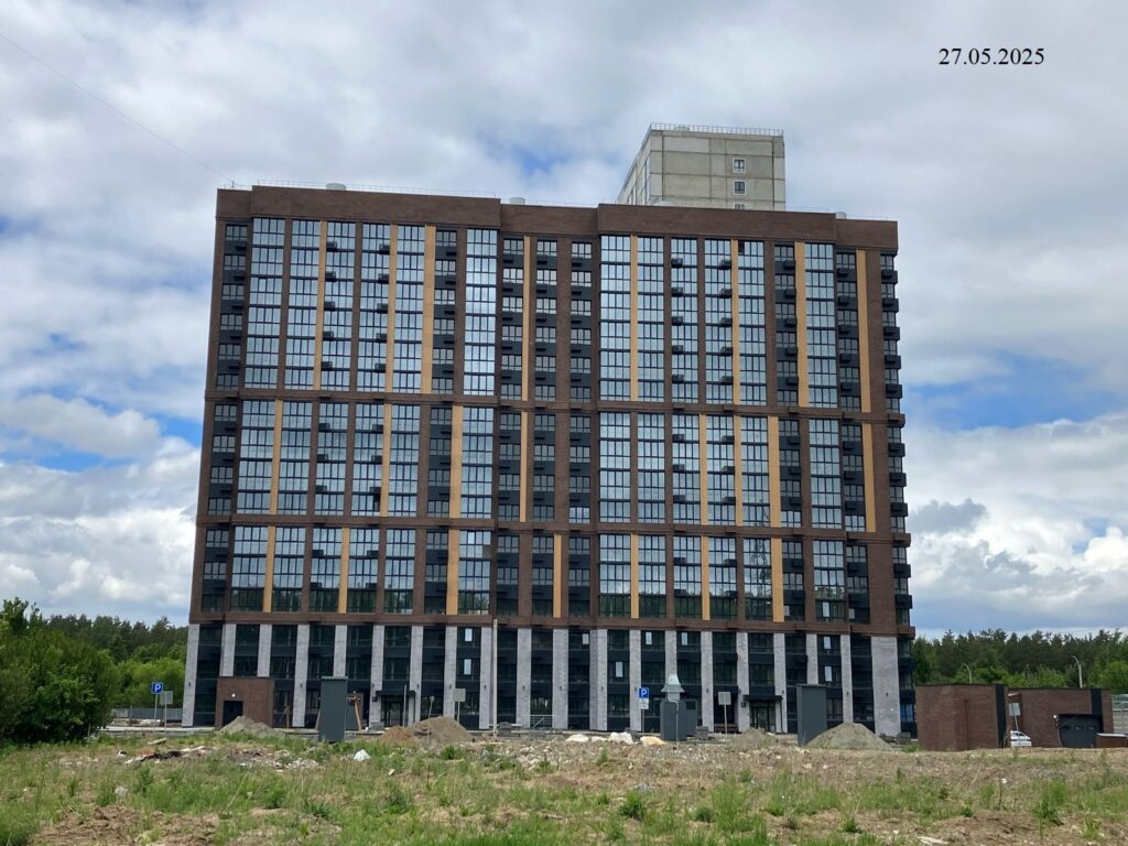 ЖК Шервуд. 6-я Нагорная, 15в корпус 3. Ход строительства. Май 2025 г.