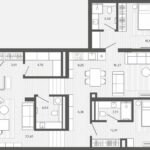 ЖК Меланж. 3-комнатная студия 109,39 м с отдельным входом