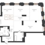 3-комнатная квартира 102,7 м