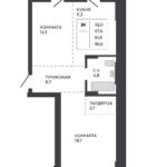 ЖК Павлов. 2-комнатная квартира 61,5 м