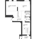 ЖК Павлов. 2-комнатная квартира 77,5 м