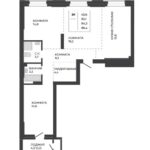 ЖК Павлов. 3-комнатная квартира 84,3 м