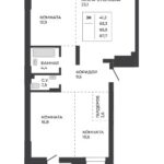 ЖК Павлов. 3-комнатная квартира 85,5 м