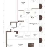 ЖК Сахаров Парк. 4-комнатная студия 144,5 м