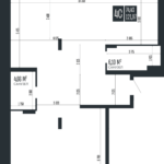 ЖК Opera Residence 4-комнатная студия 121,96 м без лоджии