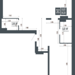 ЖК Opera Residence 3-комнатная студия 96 м
