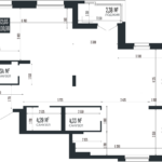 ЖК Opera Residence 4-комнатная студия 110,98 м